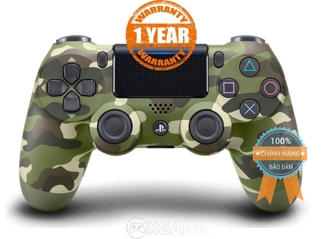 Tay PS4 - Dualshock 4-Green Camouflage-Sony VN