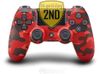 Tay PS4 - Dualshock 4 - Red Camo - LIke new