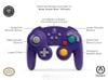 Tay Wireless GameCube Style Controller-PowerA-Xanh