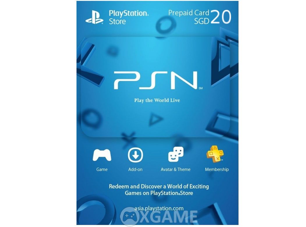 Thẻ PSN 20 SGD - SINGAPORE