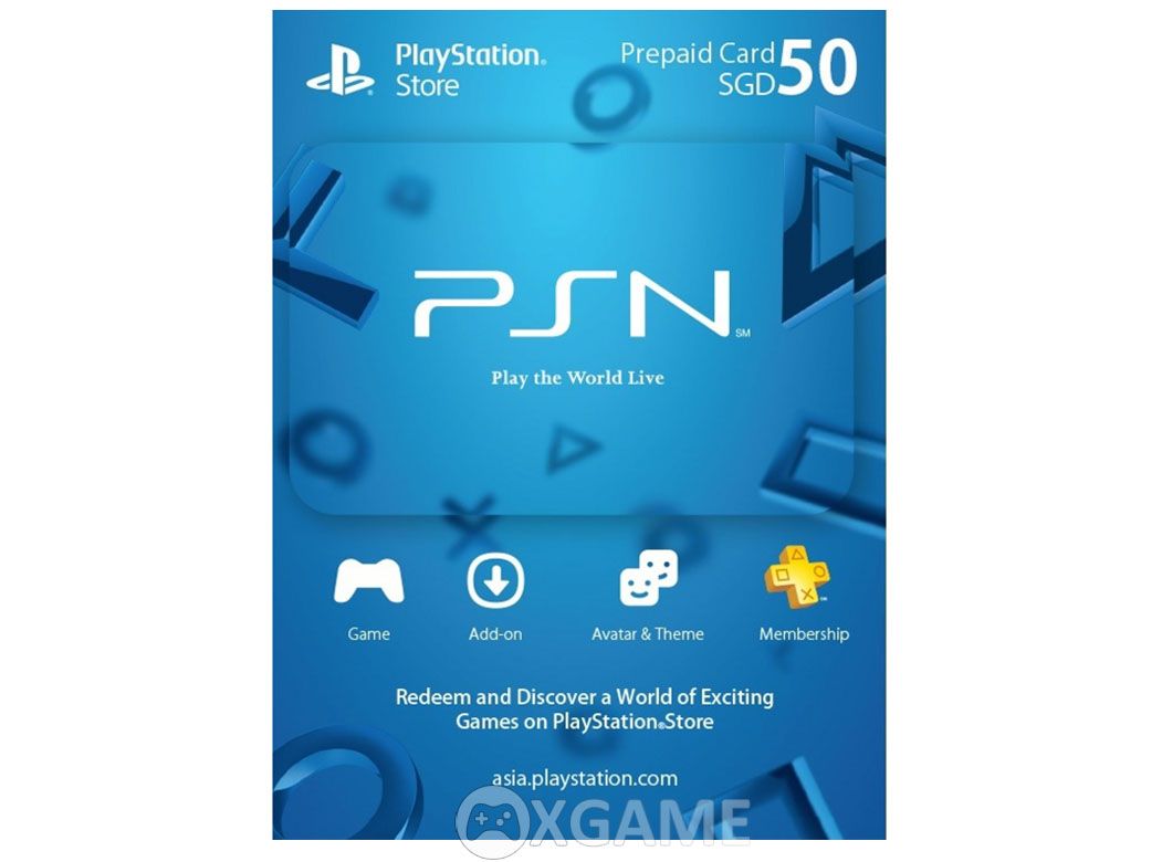 Thẻ PSN 50 SGD - SINGAPORE