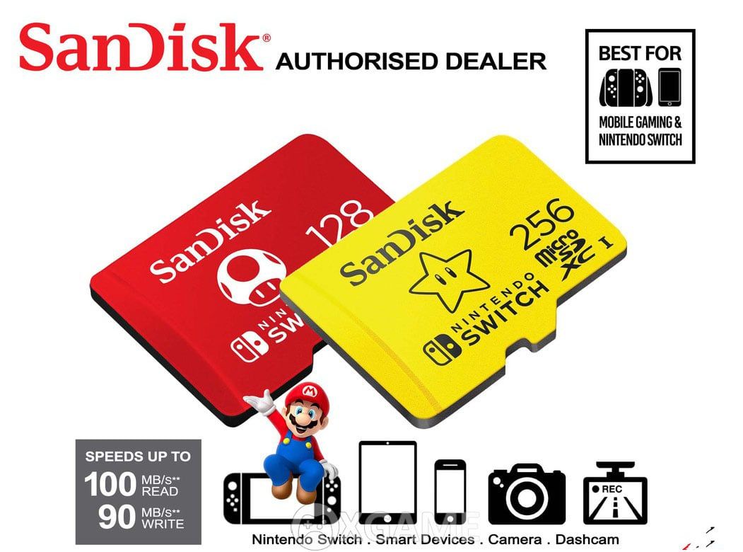Thẻ SanDisk-256GB for Nintendo Switch