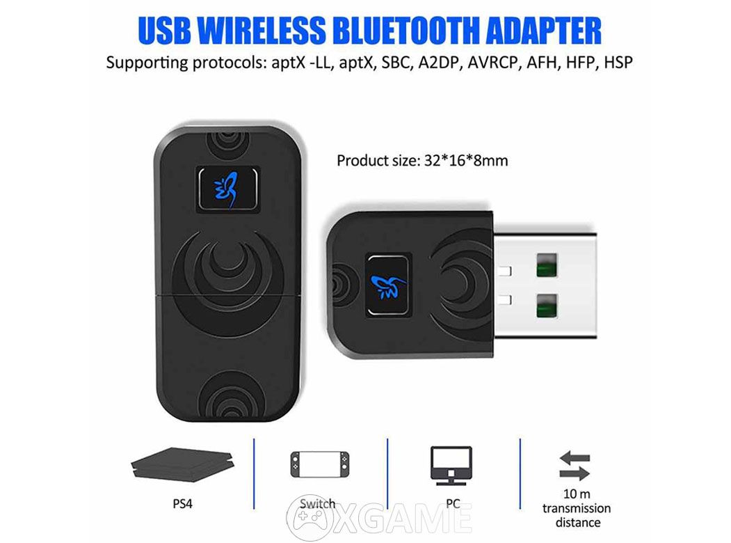 USB Wireless Bluetooth Adapter Gamepad Receiver 4.0