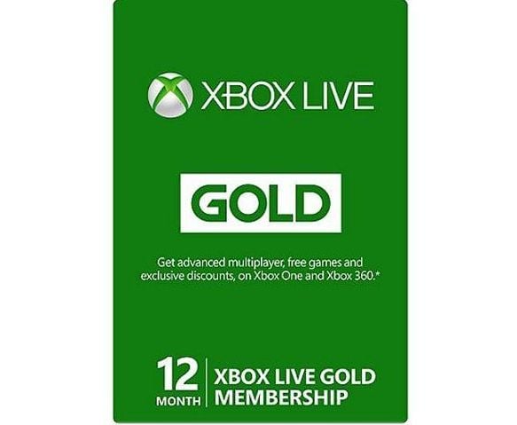 Thẻ Xbox Live 12 month Gold Membership Card - US