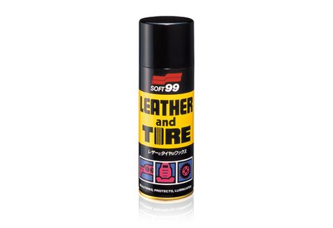 Làm Bóng Và Bảo Dưỡng Chi Tiết Nhựa, Da, Lốp Xe Leather & Tire Wax (T) Soft99 - Made In Japan