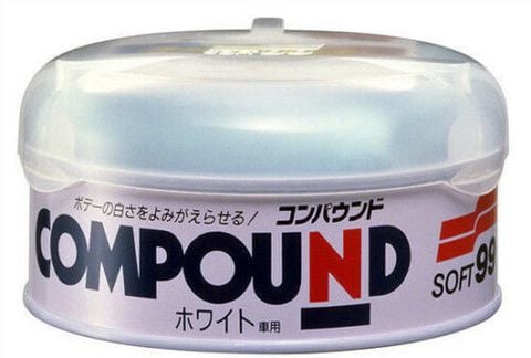 Hợp chất vệ sinh, đánh bóng thân xe Rubbing Compound Standard B-18 (Màu Trắng) Soft99 Japan