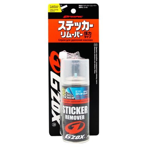 Dung Dịch Tẩy Keo Dán Xe ÔTô G'zox Sticker Remover E-49 Soft99 - Made In Japan