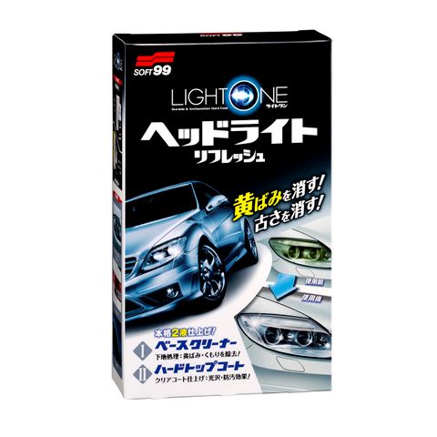 Tẩy Ố Và Đánh Bóng Đèn Xe Ôtô Light One E-56 Soft99 - Made In Japan