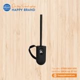 Dù cầm tay gấp 3, tự động 1 chiều, 10 kèo, R55cm, cán nhựa đen - BAY HOTEL
