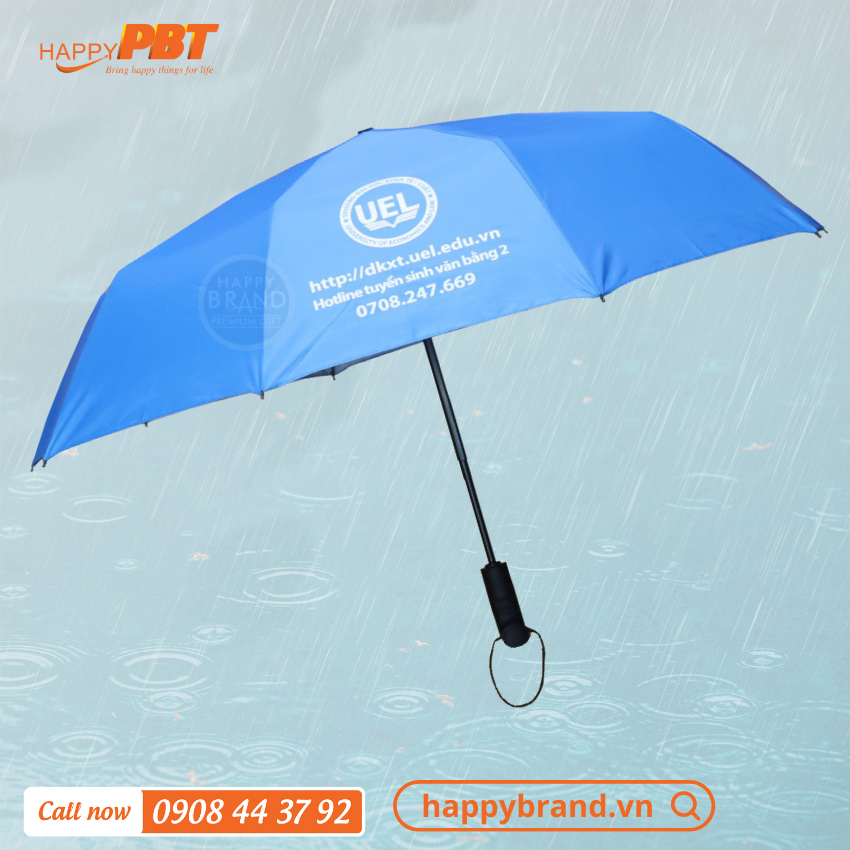 DÙ CẦM TAY GẤP 3 TỰ ĐỘNG 2 CHIỀU - UEL – Quà tặng doanh nghiệp Happy Brand