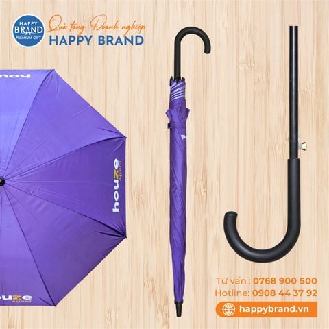 DÙ CẦM TAY - CÁN NHỰA CONG - HOUZE AGENT
