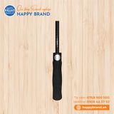Dù cầm tay Poly, R75cm, cán mút - XANH TRẮNG