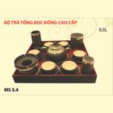 Bộ Trà Tống Bọc Đồng Cao Cấp