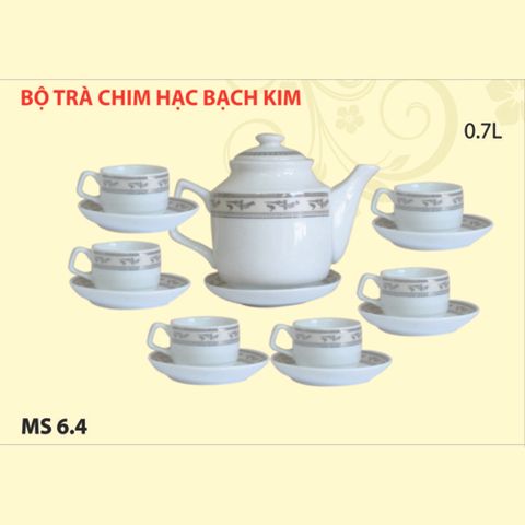 Bộ Trà Chim Hạc Bạch Kim