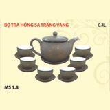 Bộ Trà Hồng Sa Trăng Vàng