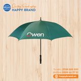 Dù cầm tay sắt, R70cm, cán nhựa thẳng - OWEN FASHION