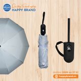 DÙ CẦM TAY GẤP 3 TỰ ĐỘNG 1 CHIỀU, 10 KÈO, R55, CÁN NHỰA ĐEN - MÃ SP: DCT16