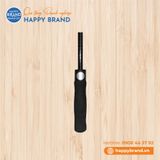 Dù cầm tay Poly 2 tầng, R75cm, cán mút - XANH VÀNG