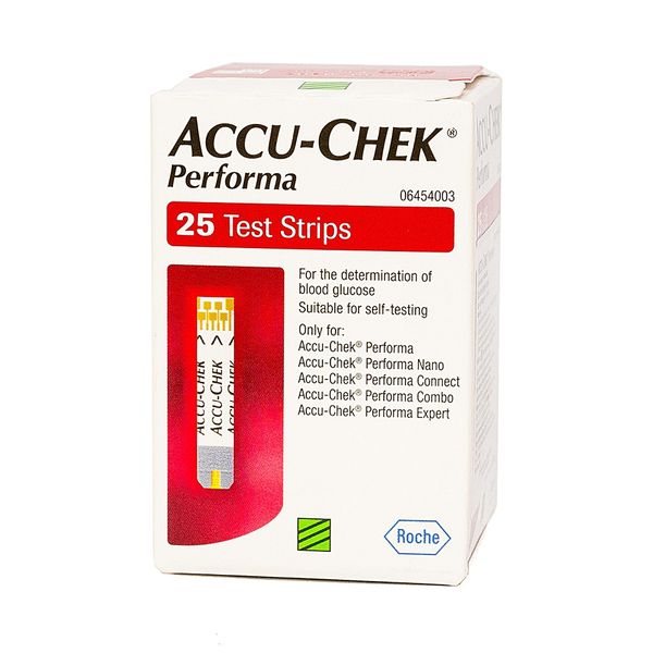 Que thử đường huyết Accuchek Performa 25