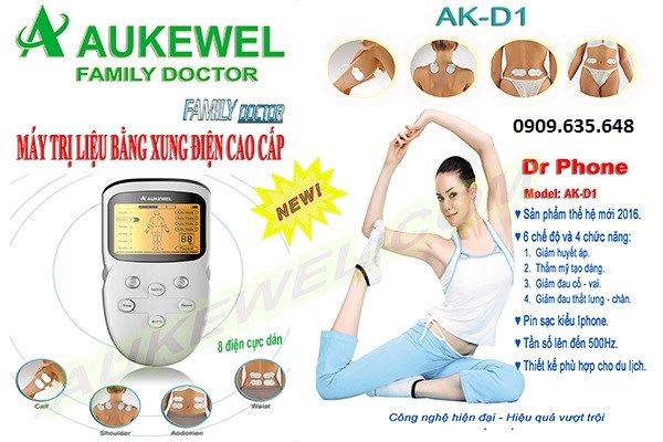 Máy massage xung điện Pin Sạc Aukewel Dr Phone AK-D1