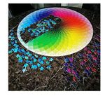 Xếp hình Puzzle 1000 Pieces - Round Jigsaw Puzzles, Rainbow Palette Puzzles, Intellectual Game for Adults to Reduce Pressur