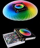 Xếp hình Puzzle 1000 Pieces - Round Jigsaw Puzzles, Rainbow Palette Puzzles, Intellectual Game for Adults to Reduce Pressur