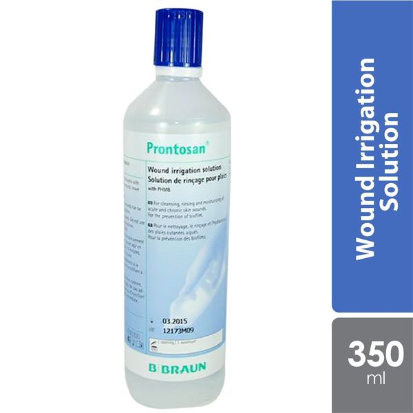 Prontosan Solution Round 350Ml Braun - Dung dịch sát khuẩn nhanh lành vết thương, làm mềm vết loét