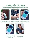 Máy massage xung điện giảm đau nhức sử dụng pin sạc AST-2012A