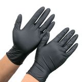 Găng tay y tế cao su nhân tạo không bột Nitrile I'm Gloves hộp 100 cái Hàng Thái Lan (màu đen)