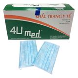 Khẩu trang y tế 3 lớp 4U Med hộp 50 cái