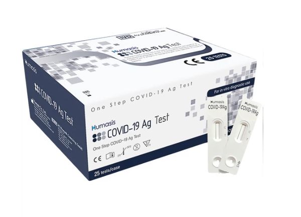 Kit Test Nhanh Covid-19 Ag Test Humasis (Lấy Dịch Tỵ Hầu - Que Dài) - Xét Nghiệm Virus Sars Cov-2