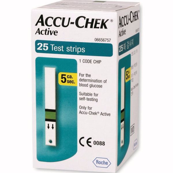 Que thử đường huyết Accuchek Active 25