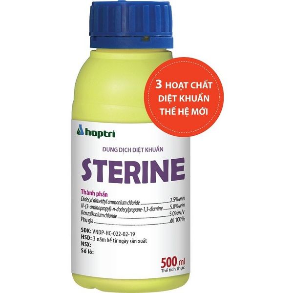 Dung dịch lau nhà khử trùng và diệt khuẩn chuyên dụng Sterine 500ml