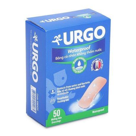 Băng cá nhân không thấm nước Urgo Waterproof 50 ( hộp 50 miếng )