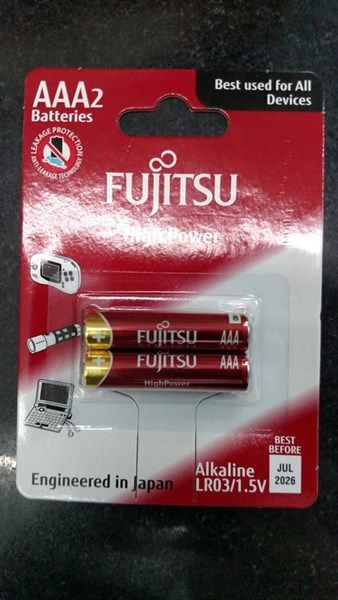 PIN AAA FUJITSU ALKALINE (1,5V)