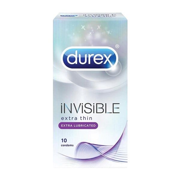 Bao cao su Durex Invisible (Hộp 10 cái)