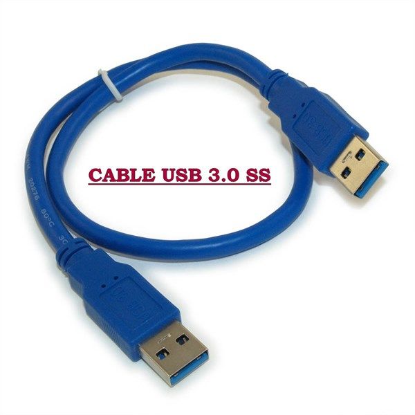 Cáp usb 2 đầu đực 3.0