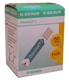 QUE THỬ ĐƯỜNG HUYẾT OMNITEST 3 hộp 25 que thử