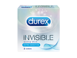 Bao cao su Durex Invisible (Hộp 3 cái)