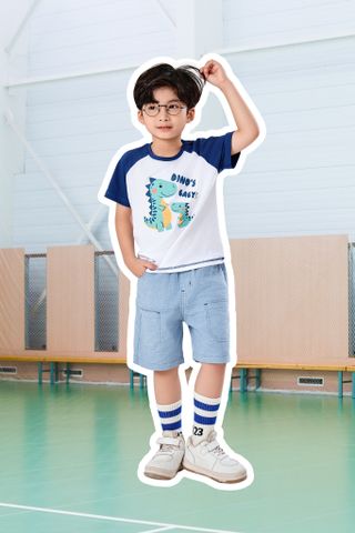 Áo thun ngắn tay bé trai Rabity 900.041