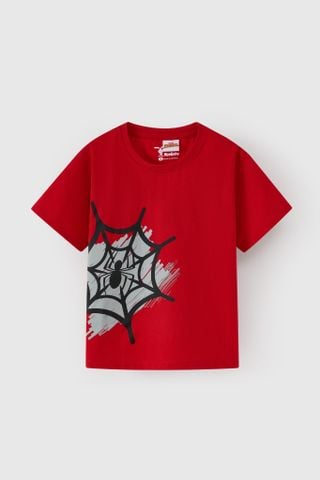 Áo thun tay ngắn người nhện Spider-Man Marvel bé trai Rabity 500.055