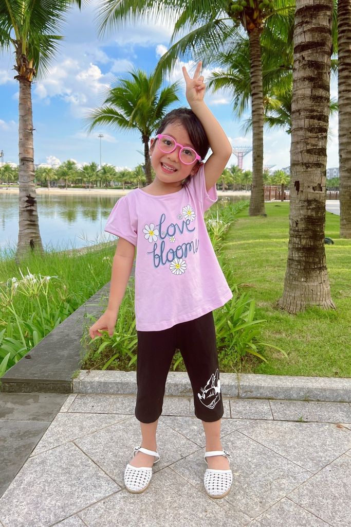 Quần thun legging bé gái Minnie Rabity 5728