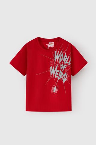 Áo thun Spider-man ngắn tay bé trai Rabity 500.062