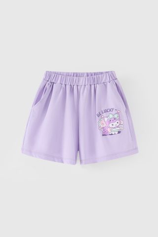 Quần short thun Kuromi bé gái 933.008