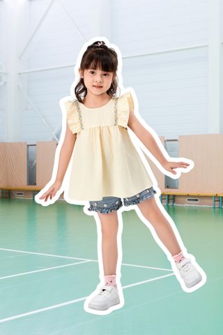 Áo thô ngắn tay bé gái Rabity 903.005