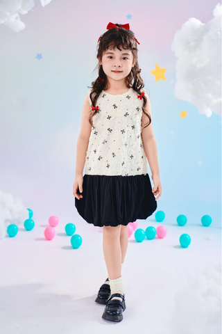 Đầm váy thô sát nách bé gái Rabity 952.031