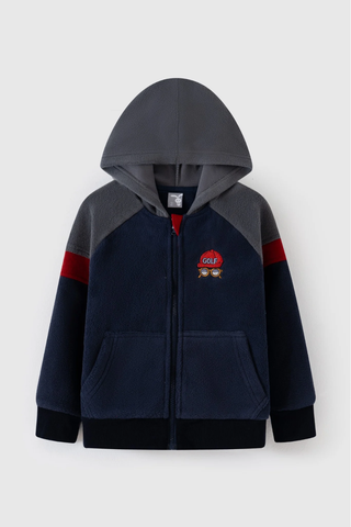 Áo khoác nỉ bông bé trai Rabity 93724.01