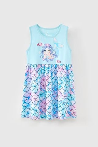 Đầm váy thun sát nách bé gái Rabity 952.028