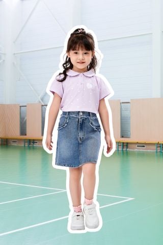 Áo thun polo ngắn tay bé gái Rabity 901.001