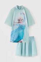 Bộ áo dài voan bé gái Phiên bản độc quyền Elsa Rabity 5792 - Áo dài Sương Xuân